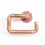 Hanah Home Cop003 Gancho de Tubo de Cobre en Oro Rosa